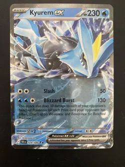 Kyurem EX (028/086) Double Rare SV: Black Bolt NM Pokemon TCG - Image 1