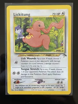 Pokemon Lickitung Southern Islands 16/18 Rare Basic 70 HP Regular English - Image 1