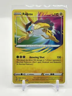 2020 Pokemon Sword & Shield Vivid Voltage Raikou #050/185 - Image 1