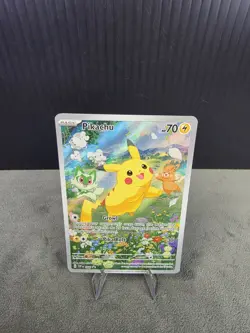 Pikachu 088 Sv: Scarlet & Violet Black Star Promo Illustration Rare Pokemon TCG - Image 4