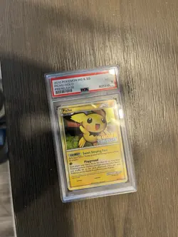 Pokemon HeartGold SoulSilver Pichu Prerelease Holo Promo PSA 9 28/123 - Image 2
