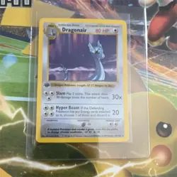Pokemon TCG Dragonair Base Set Shadowless 1st Edition 018/102 Rare 80 HP Eng - Image 1