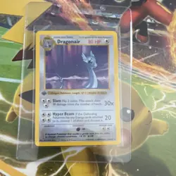 Pokemon TCG Dragonair Base Set Shadowless 018/102 Rare 80 HP 1st Ed Regular Eng - Image 1