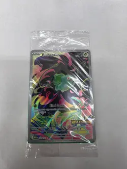 2025 Pokemon Bulbasaur 133/132 Mega Evolution Stamped Promo Sealed in Plastic - Image 1