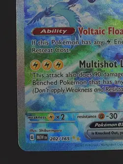 Zapdos ex 202/165 SIR Scarlet & Violet 151 Pokemon TCG Near Mint - Image 4
