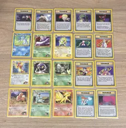POKEMON GYM CHALLENGE - SET RARE NON HOLO - ENG - 20/21 EXC - Image 1