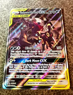 Pokemon Umbreon & Darkrai GX SM241 TAG TEAM Promo Holo 270 HP Sun & Moon-Mint - Image 1
