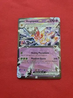 Pokemon: Vespiquen ex #096/197 Sv03: Obsidian Flames Holo Rare 2023 - MINT -E118 - Image 1
