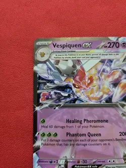 Pokemon: Vespiquen ex #096/197 Sv03: Obsidian Flames Holo Rare 2023 - MINT -E118 - Image 4