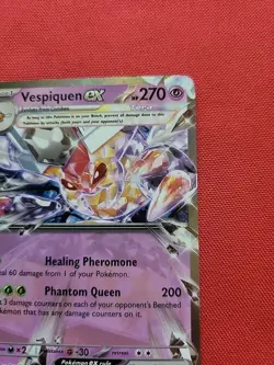 Pokemon: Vespiquen ex #096/197 Sv03: Obsidian Flames Holo Rare 2023 - MINT -E118 - Image 5