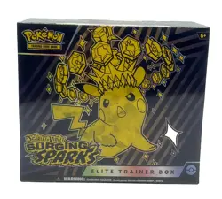 Pokemon Surging Sparks ETB New Factory Sealed W/ Protective Case - Image 1