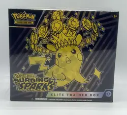 Pokemon Surging Sparks ETB New Factory Sealed W/ Protective Case - Image 2