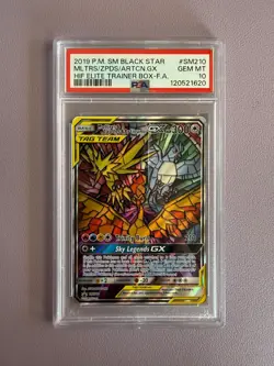 *PSA 10* Pokemon Black Star Promo Moltres & Zapdos & Articuno GX - Image 1