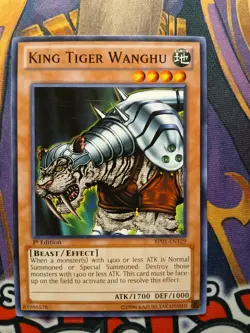 King Tiger Wanghu - BP01-EN129 - Common - 1st Ed - EX - Yugioh - GOAT Format - Image 1