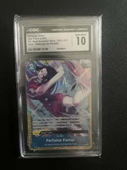 ONE PIECE CGC 10 PRISTINE PERFUME FEMUR RARE ALT ART OP07-057 Best Selection 4 - Image 1