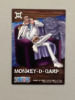 Monkey D Garp - 48 - One Piece Ensky Chained Card Japanese - Image 2