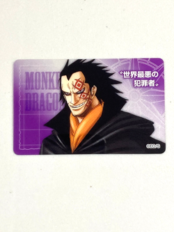 Monkey D Dragon - One Piece Jump Festa Plastic Card Japanese - Image 1