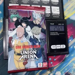 Heavy 25.64g Union Arena Sealed One Punch Man Booster Pack - Image 1