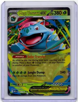 Pokemon Mega Venusaur ex 003/132 Holo Double Rare Mega Evolution ME01 NM - Image 1