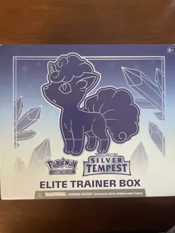 Pokemon Sword & Shield Silver Tempest Elite Trainer Box Vulpix Nintendo TCG - Image 1