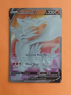 Pokemon Sword & Shield Silver Tempest Reshiram V 172/195 Full Art - Image 1