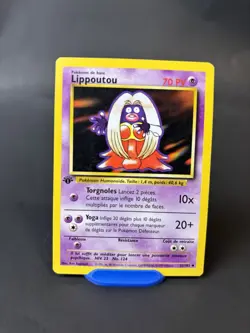 Pokemon 1st Edition Base French Lippoutou (Jynx) French 31/102 Wizards Played MP - Image 1