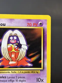 Pokemon 1st Edition Base French Lippoutou (Jynx) French 31/102 Wizards Played MP - Image 3