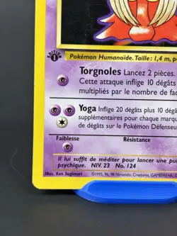 Pokemon 1st Edition Base French Lippoutou (Jynx) French 31/102 Wizards Played MP - Image 5