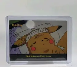 2000 Pokemon TV Animation Series 2 #EP2 Pokemon Emergency Blue Logo - Image 1