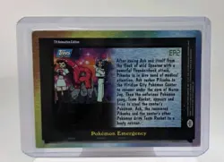 2000 Pokemon TV Animation Series 2 #EP2 Pokemon Emergency Blue Logo - Image 4