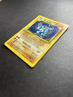 Base Set HOLO Pokemon - 1st Edition Machamp 8/102 LP - Image 4