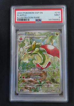 Flapple #210 SSP EN-Surging Sparks Illustration Rare PSA 9 2024 POKEMON - Image 1