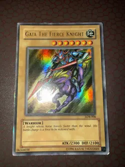Yu-Gi-Oh! Gaia The Fierce Knight - LOB-005 - Ultra Rare- Unlimited HP! - Image 1