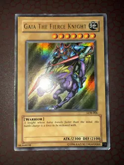 Yu-Gi-Oh! Gaia The Fierce Knight - LOB-005 - Ultra Rare- Unlimited HP! - Image 2