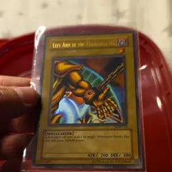 Yu-Gi-Oh! Left Arm Forbidden One LOB-123 Blue Eyes Ultra Rare Unlimited 200/300 - Image 2
