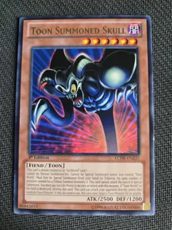 Toon Summoned Skull LCJW-EN237 Rare 1st Edition NM Yugioh - Image 1