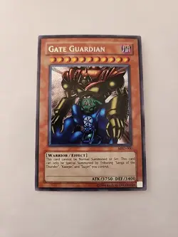 Yu-Gi-Oh! TCG Gate Guardian Metal Raiders MRD-E000 Unlimited Secret Rare - Image 1