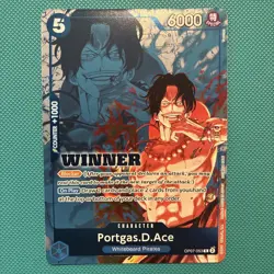 Portgas.D.Ace Winner Pack 2024 Promo OP07-053 One Piece Card Game - Image 1