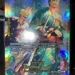 Roronoa Zoro - PRB02-006 (SP) - The Azure Sea's Seven (OP14) ENGLISH - Image 1