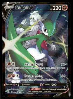 Pokemon Cards Gallade V TG19/TG30 Lost Origin Trainer Gallery Holo Rare V NM - Image 1
