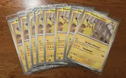 8x Pokemon Pikachu At The Museum Jumbo NHM Promo Cards | Sealed ✅ UK Exclusive - Image 1
