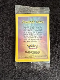 Ancient Mew SEALED Pokemon Unopened 2000 Movie Promo Holo Card X1 - RARE PROMO - Image 4