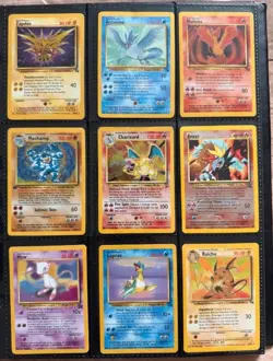 Vintage Pokemon Cards Lot – 10x 1st Edition / Shadowless / Base Set Mix Rare Set - Image 1