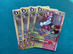 Silphymon BT24-037 Playset Time Stranger Digimon Card Game x4 - Image 1