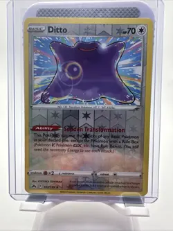 Ditto 107/159 Reverse Holo foil Pokemon Card TCG LP Rare - Image 1