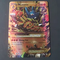 Pokemon TCG XY Furious Fists M Lucario EX Ultra Rare Holo 55/111 Single Card Raw - Image 1