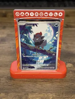 Pokemon TCG Zorua 142/086 Sv11w: White Flare Holo Illustration Rare Card - Image 1