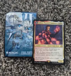 MTG Final Fantasy XVI Joshua Pheonix Dominant legendary trading card sleeve FF16 - Image 1