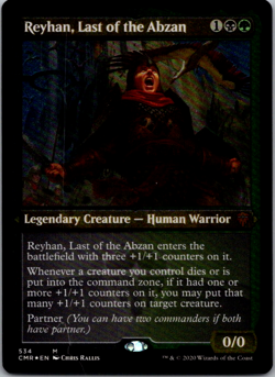 Reyhan, Last of the Abzan (Foil Etched) M Commander Legends CMR 534 NM Foil - Image 1