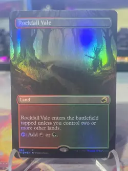 Rockfall Vale (Borderless) Innistrad: Midnight Hunt Foil - Image 1